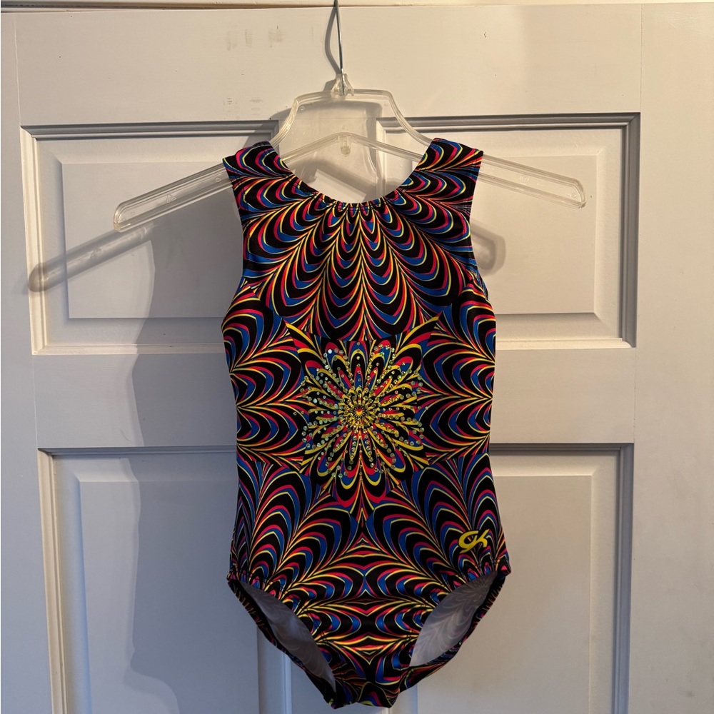 Colorful Swirl Kids leotard
